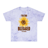 Too Blessed Color Blast T-shirt