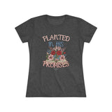 Floral Women's Tee - Planted in His Promises