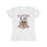 Floral Women's Tee - Planted in His Promises