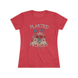 Floral Women's Tee - Planted in His Promises