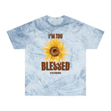 Too Blessed Color Blast T-shirt